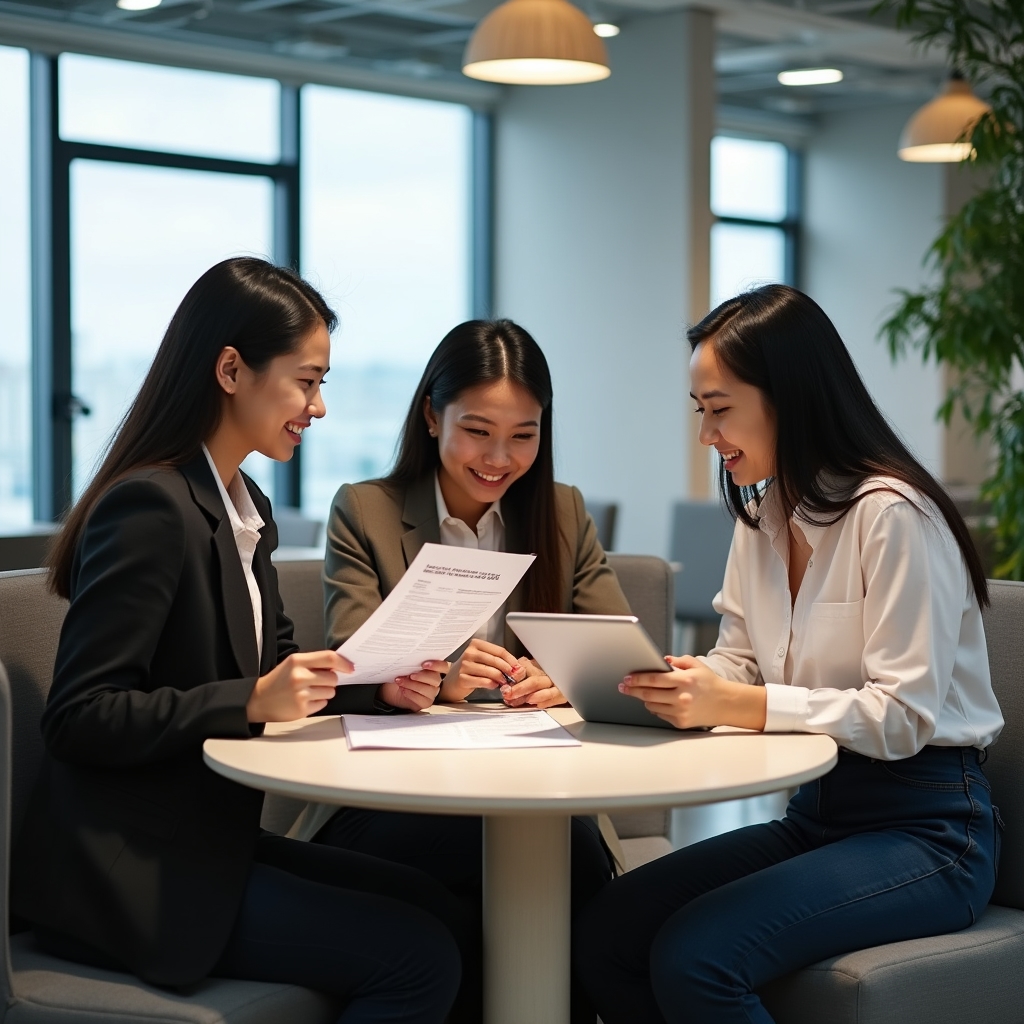 BPO professionals in a collaborative planning session transitioning to business ownership