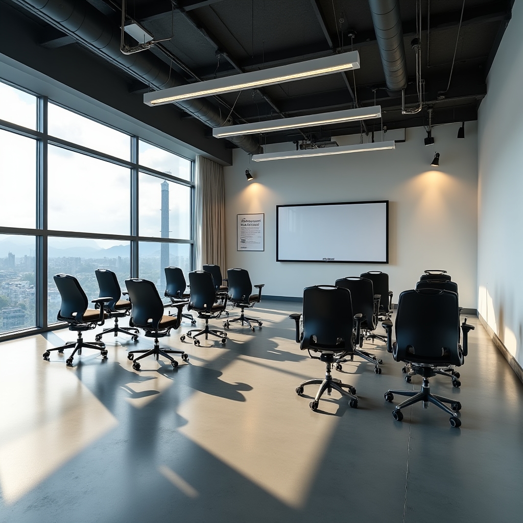 ClearDraft Digital training room with whiteboard and collaborative workspace in Baguio